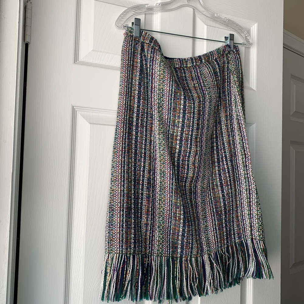 Anthropologie Tweed Pencil Skirt